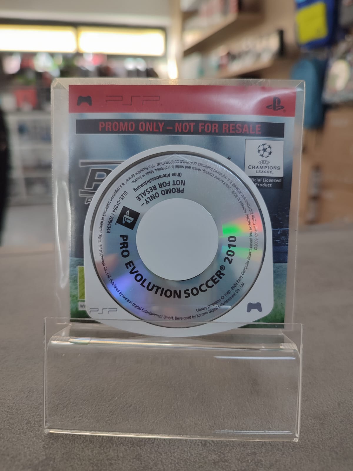 VIDEOGAME-USATO-PSP-PES2010-PROMOTIONAL-COPY-BULK